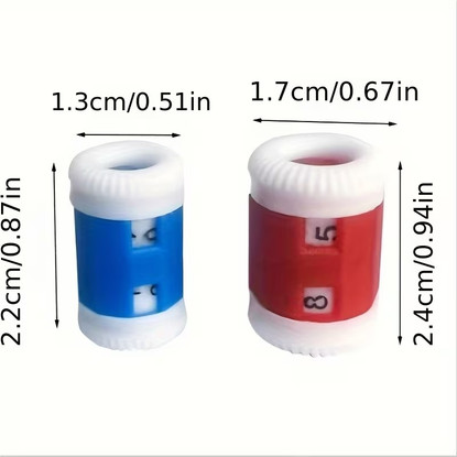 Neulepuikkoon kiinnitettävä kerroslaskuri, 2 kpl/ pkt