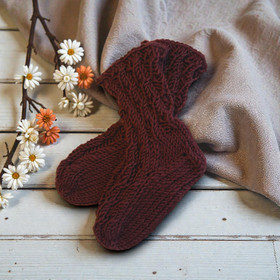 Lasten pitsineule merinovillasukat – kutittamaton pehmeys ja lämpö 