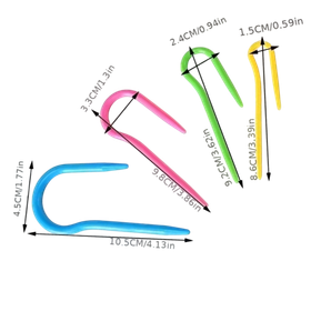  Palmikkopuikot, 4 kpl/pkt 