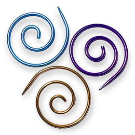 Spiraali apupuikko/ palmikkopuikko metallia