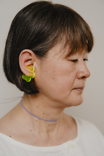 EARBIT earrings FLOWER YELLOW | M