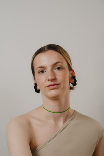 EARBIT earrings JET FLOWER | L