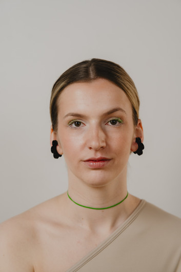 EARBIT earrings JET FLOWER | M