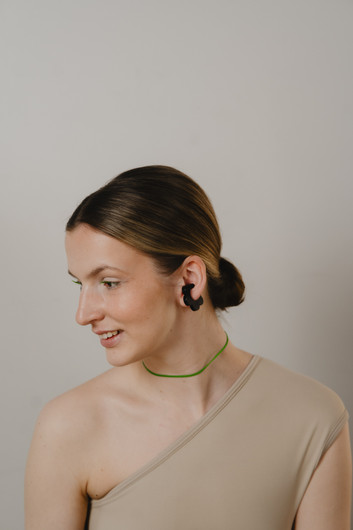EARBIT earrings JET FLOWER | M