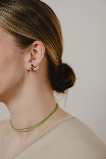 EARBIT earrings GRADIENT BLACK | S