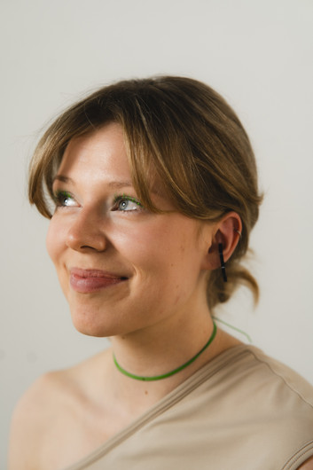 EARBIT earrings CARBON FLOWER | M