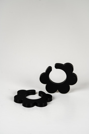 EARBIT earrings JET FLOWER | L