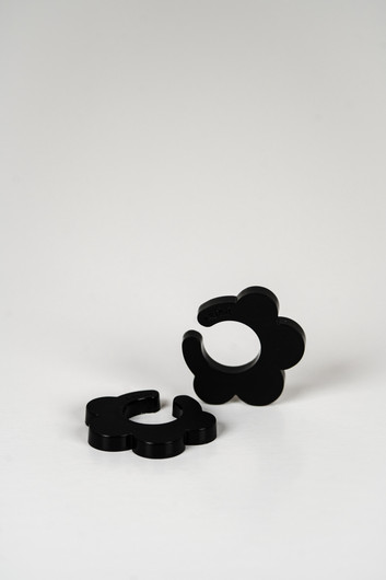 EARBIT earrings JET FLOWER | M