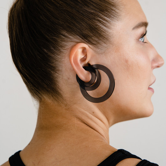 EARBIT earrings CARBON | M