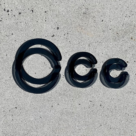 EARBIT earrings CARBON | M