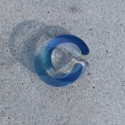 EARBIT earrings GRADIENT BLUE | M