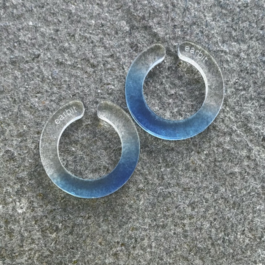 EARBIT earrings GRADIENT BLUE | M