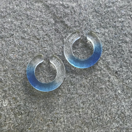 EARBIT earrings GRADIENT BLUE | S