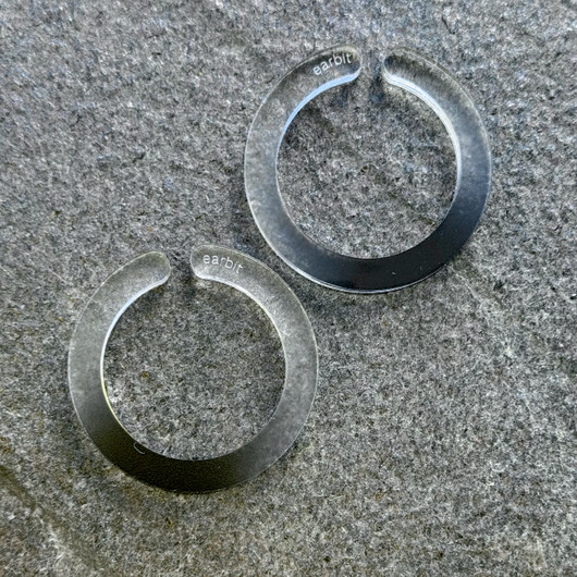 EARBIT earrings GRADIENT BLACK | L