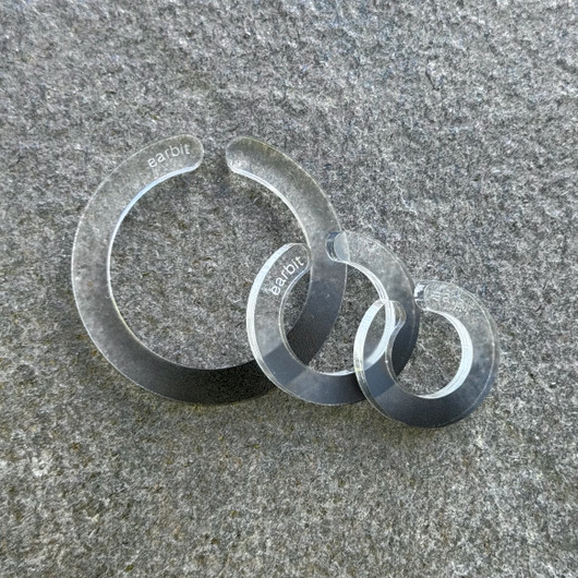 EARBIT earrings GRADIENT BLACK | L