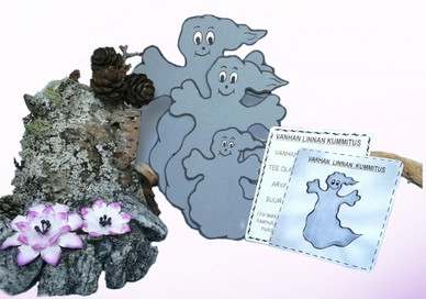 Vanhan linnan kummitus (hymyllä)