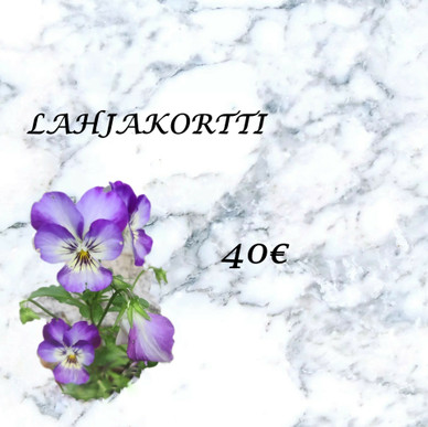 Lahjakortti 40€