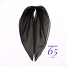 Sifonkihuivi, musta,  65cm + Huivihetki-loru