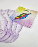 Sifonkihuivi, musta,  65cm + Huivihetki-loru