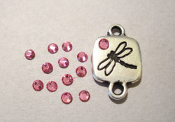 TierraCast Korulinkki hopeoitu Sudenkorento 20 x 12 mm