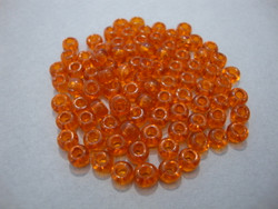 Siemenhelmi oranssin punainen kirkas 5/0 4,5 mm (20 g/pss)