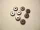 TierraCast Metallihelmi/välihelmi Heishi musta 7 mm (10/pss)