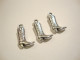 TierraCast Riipus Cowboy saapas hopeoitu 18 x 6 - 12 mm