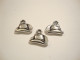 TierraCast Riipus Cowboy hattu hopeoitu 12 x 15 mm
