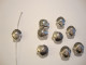 TierraCast Metallihelmi Simpukka hopeoitu 10 mm (2 kpl/pss)