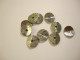 TierraCast Metallihelmi/helmihattu hopeoitu Aaltoileva 10 mm (4/pss)
