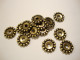 TierraCast Metallihelmi pallokuvioitu pronssi 12 mm (4 kpl/pss)