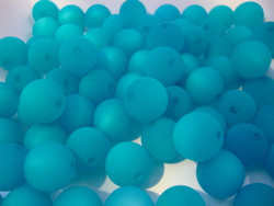 Polarishelmi turkoosi matta 6 mm (6 kpl/pss)