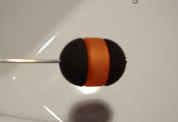 Polarishelmi oranssi matta puolipallo 12 mm (2/pss)