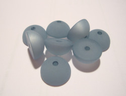 Polarishelmi denim sininen matta puolipallo 12 mm (2/pss)