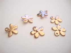 Riipus ruusukulta Kukka 13 mm (2 kpl/pss)