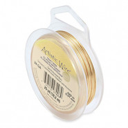 Beadalon Artistic Wire -metallilanka kulta 24 Gauge = 0,51 mm (18,2 metriä)