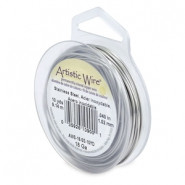 Beadalon Artistic Wire ruostumaton teräs tummumaton 18 gauge = 1,02 mm (9,14 metriä)