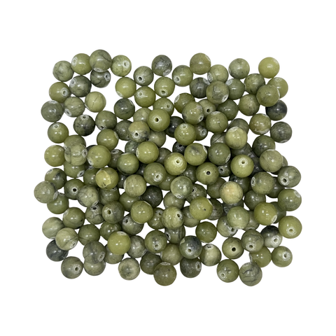 Kivihelmi Serpentiini vihreä 8 mm (20 kpl)