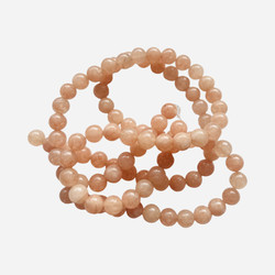 Kivihelmi Kalsiitti värjätty vaalea beige 8mm  (20kpl)