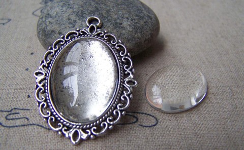 Kapussiriipus lasilla 25 mm x 18 mm 