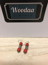E20 Aarikka Oona earrings red