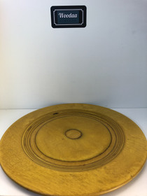 D14 Yellow wooden plate Tailio Desing