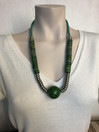 K 128 Aarikka Caribia green necklace