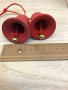 C10 Aarikan red Christmas bells 6cm