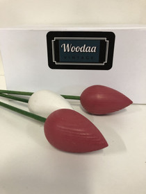 F114 wooden flower buds