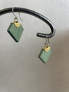 E139 Aarikkas green earrings