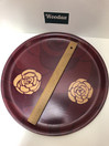  L19 Backman round rose tray 