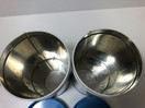 J20 Aarikka flower Tin Can blue and white 2 pcs