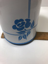 J20 Aarikka flower Tin Can blue and white 2 pcs