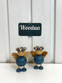 U162E Aarikka angels 2 pcs, Helläenkeli